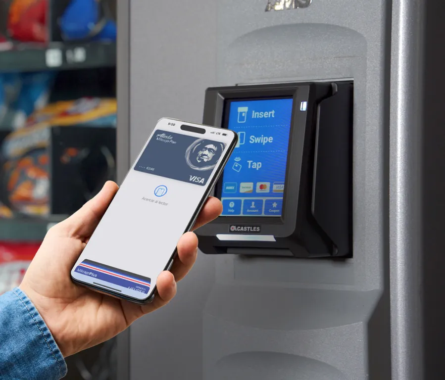 365 PayPlus Cashless Vending - Acercar al lector