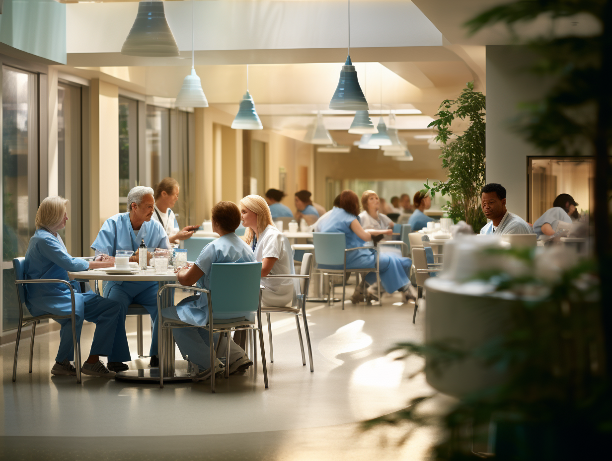 Hospital Breakroom Dining